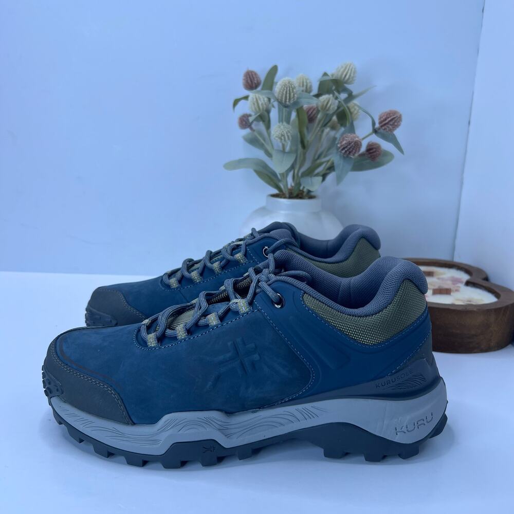 Kuru Ridge Motion Hiking Shoe Support Comfort Blue Haze/Orange Spice Women 10M - Picture 3 of 9